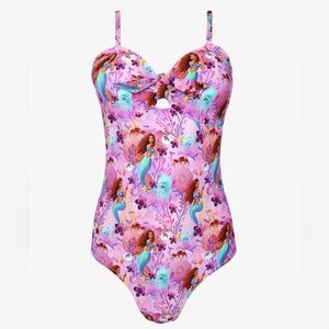 DISNEY x POSH PEANUT Little Mermaid One-Piece Swimsuit - Small